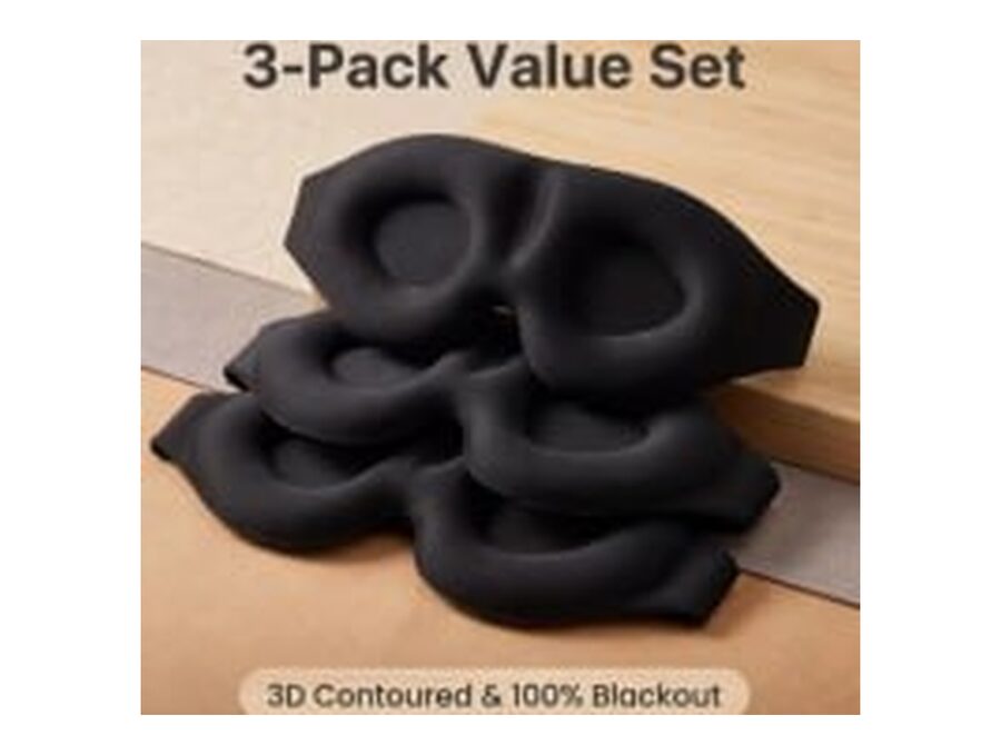 Slow Rebound Sleep Eye Mask – 3-Pack