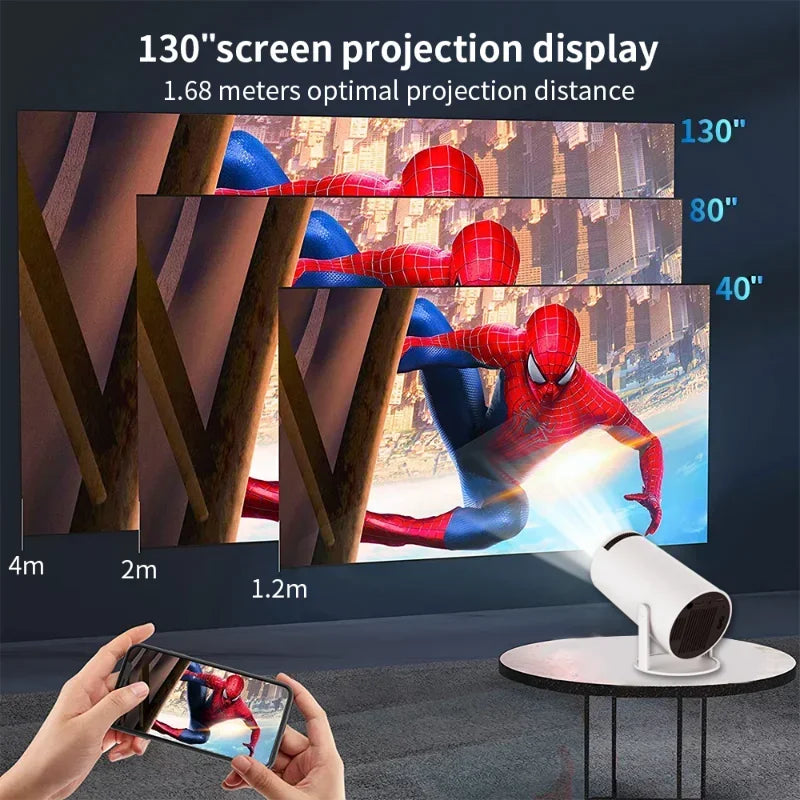 New HY300 Smart Portable 4K Projectors