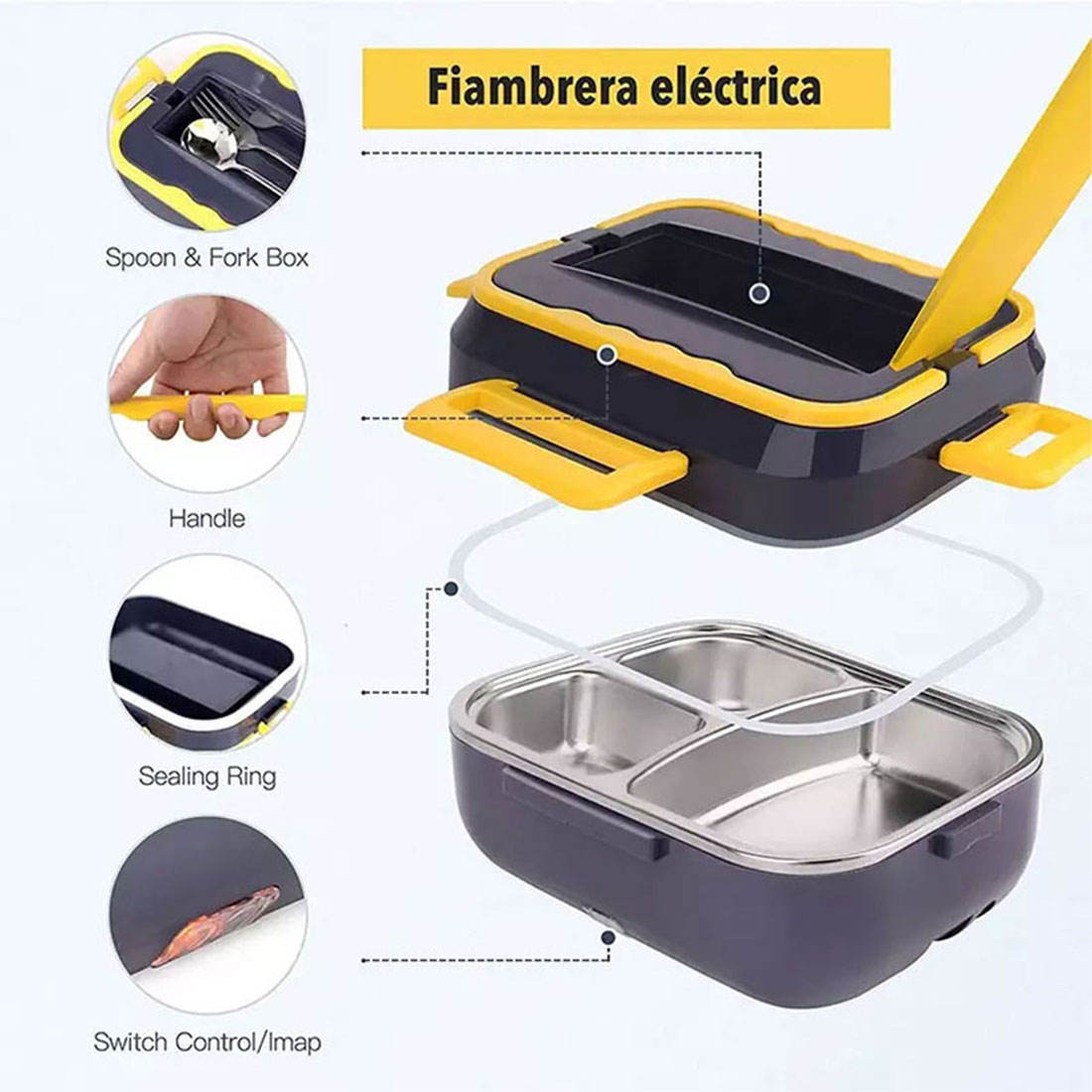 Kitchen ware 1.5L Cookware Sets Heater Portable Electric