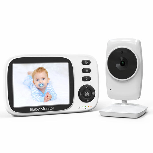 Video Baby Monitor 2.4G Wireless with 3.2 Inches LCD 2 Way Audio