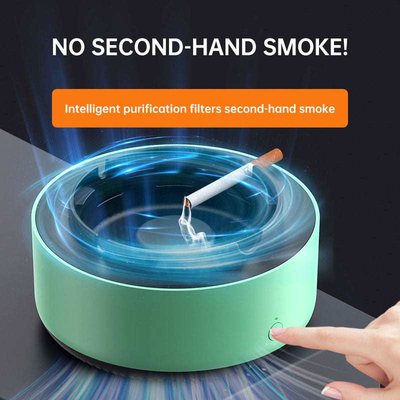 Electronic intelligent ashtray air purifier household creative addition to smoke artifact