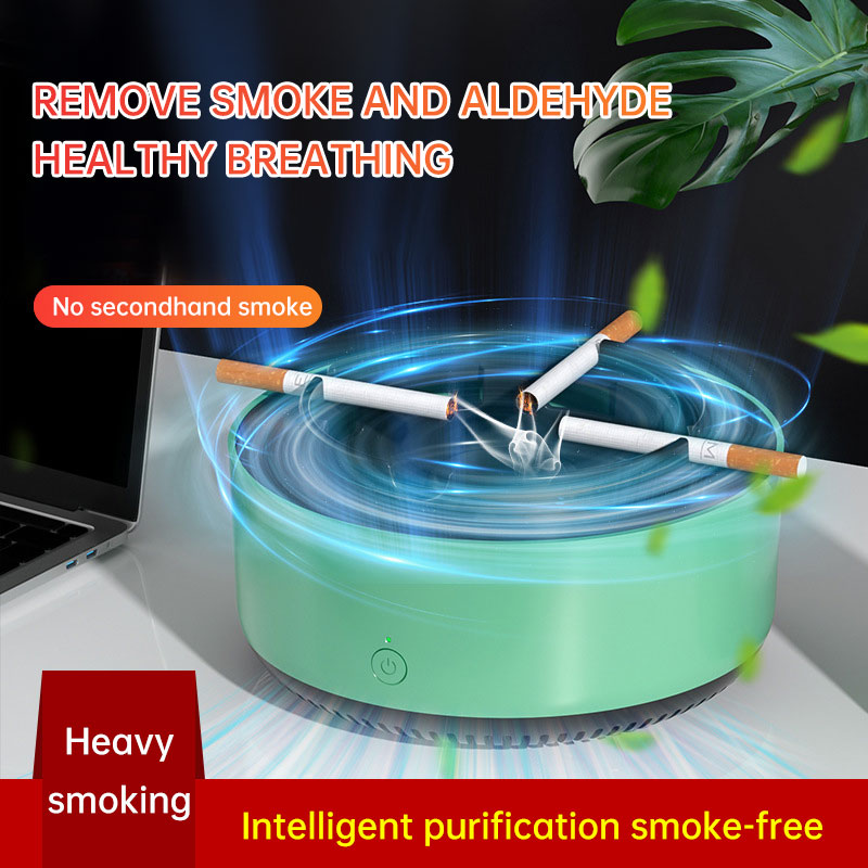 Electronic intelligent ashtray air purifier household creative addition to smoke artifact