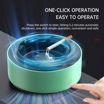 Electronic intelligent ashtray air purifier household creative addition to smoke artifact