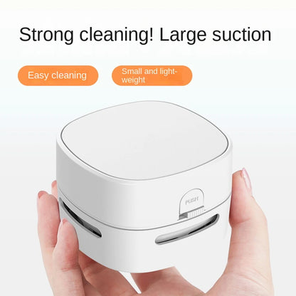 Portable Mini Desk Vacuum Cleaner For Desk Table Dust Catcher